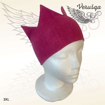 Čelenka korunka fuchsia